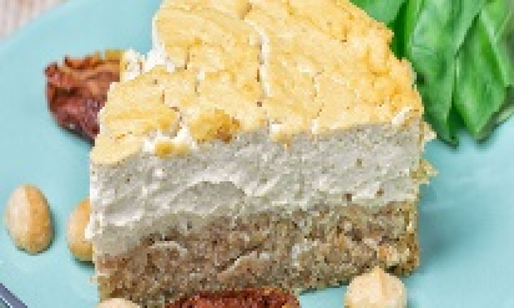 Savory Baked Cheesecake (vegan)