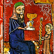 Observing the Havdalah ritual, 14th-century Spain