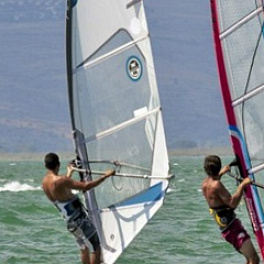 Water sports are extremely popular on the Kinneret. Photo by Flash90