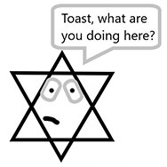 porkless passover toast or matzah