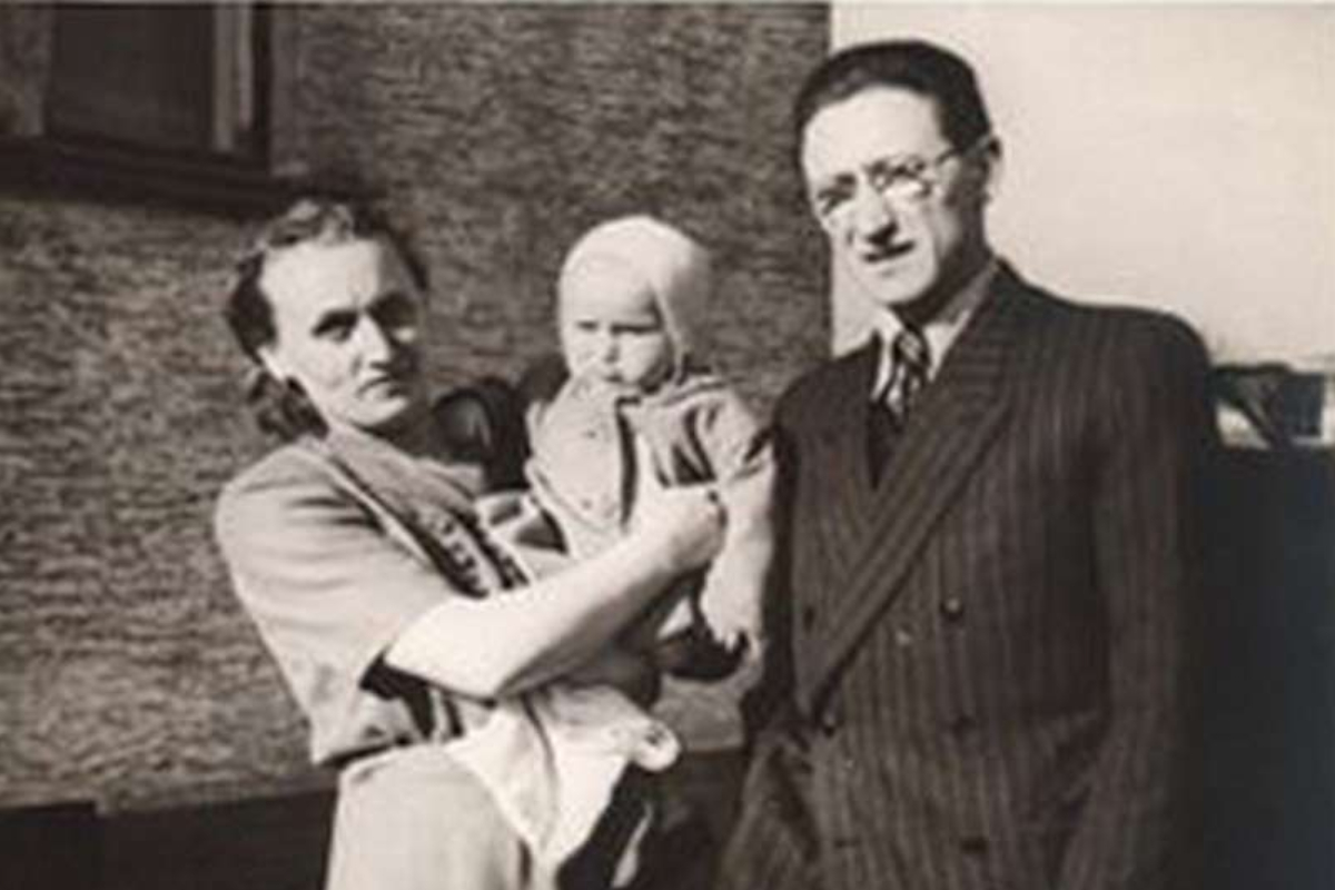 Photo: Dr Michal Majercik with his Wife and Child