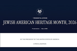 Presidential Proclamation: Jewish American Heritage Month